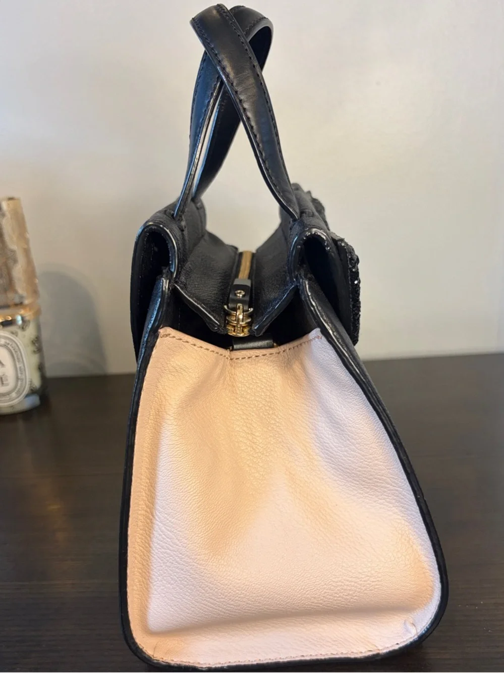 Kate Spade Dress The Part Masquerade Mask Lip Satchel Crossbody